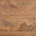 Souprava 2 stolů Černý Přírodní Kov Železo Akátové dřevo 70 x 70 x 40 cm (2 kusů)