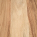 súprava 2 stolov Čierna Prírodná Železo Agátové drevo 80 x 80 x 40 cm (2 kusov)
