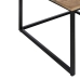 Conjunto de 2 mesas Preto Natural 60 x 60 x 42 cm (2 Unidades)