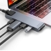 USB Centrmezgls Baseus CAHUB-L0G Pelēks Melns/Sudrabains