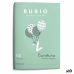 Schreib- und Kalligraphie-Notizbuch Rubio Nº13 A5 Spanisch 20 Blatt (10 Stück)