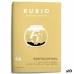 Mathematik-Heft Rubio Nº 6A A5 Spanisch 20 Blatt (10 Stück)