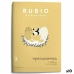 Matematik övningsbok Rubio Nº3 A5 spanska 20 Blad (10 antal)