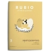 Matemātikas piezīmju grāmatiņa Rubio Nº3 A5 Spāņu 20 Loksnes (10 gb.)