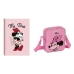Set de Papetărie Minnie Mouse Loving Rožinė A4 2 Dalys