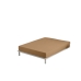 Fitted sheet Alexandra House Living Brown 200 x 200 cm