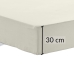 Fitted sheet Alexandra House Living White 140 x 200 x 30 cm