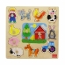 Otroške puzzle iz lesa Goula 53025 (12 pcs)