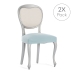 Chair Cover Eysa BRONX Aquamarine 50 x 5 x 50 cm 2 Units