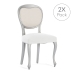 Чехол для кресла Eysa BRONX Белый 50 x 5 x 50 cm 2 штук