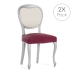 Чехол для кресла Eysa BRONX Бордовый 50 x 5 x 50 cm 2 штук