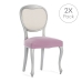 Kėdės apklotas Eysa BRONX Rožinė 50 x 5 x 50 cm 2 vnt.