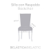 Κάλυμμα για Καρέκλα Eysa BRONX Θερμό Λευκό 50 x 55 x 50 cm x2