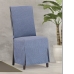 Nakrycie na krzesło Eysa VALERIA Niebieski 40 x 135 x 45 cm 2 Sztuk