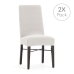 Krēsla Pārklājs Eysa JAZ Silts balts 50 x 60 x 50 cm 2 gb.