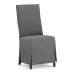Chair Cover Eysa VALERIA Dark grey 40 x 135 x 45 cm 2 Units