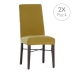 Κάλυμμα για Καρέκλα Eysa BRONX Μουστάρδα 50 x 55 x 50 cm x2