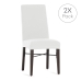 Κάλυμμα για Καρέκλα Eysa BRONX Λευκό 50 x 55 x 50 cm x2