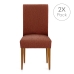 Κάλυμμα για Καρέκλα Eysa TROYA Πορτοκαλί 50 x 55 x 50 cm x2