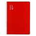 ноутбук ESCOLOFI Din A4 50 Листья 8 mm Красный (5 штук)