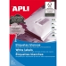Selvklebende etiketter Apli   Hvit Papir 500 Ark 70 x 35 mm