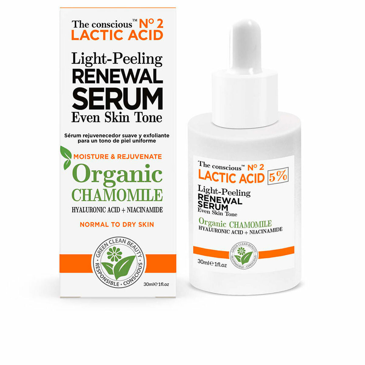 Ansiktskrem The Conscious Lactic Acid 30 ml