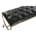 Foot-of-bed Bench DKD Home Decor 90 x 38 x 52 cm zlatan Metal Zelena Metalizirani