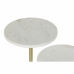 Side table DKD Home Decor Golden Metal Marble 45 x 27 x 63 cm