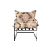 Krzesło DKD Home Decor 70 x 75 x 85 cm Czarny Metal Wielokolorowy