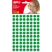 Stickers Apli Kids Gomets Green Circular (10 Units)