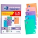 Set notitieboekjes Oxford Write&Erase 5 Onderdelen Multicolour Din A4 80 Lakens