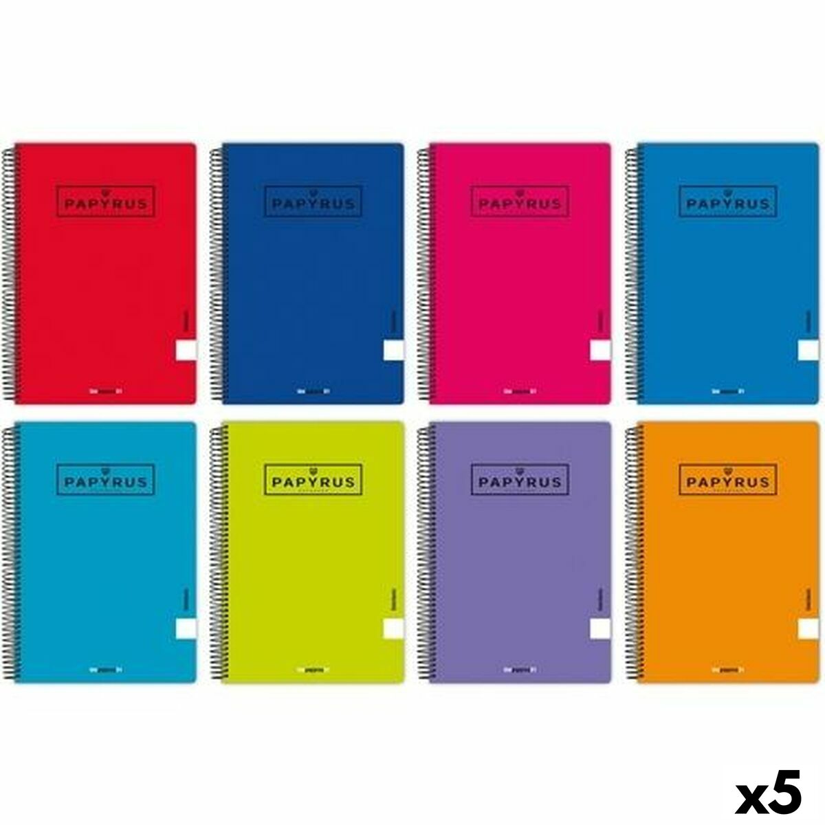 Notebook Papyrus Sheet 80 Sheets (5 Units)