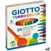 Set Viltstiften Giotto Turbo Color Multicolour (5 Stuks)