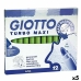 Conjunto de Canetas de Feltro Giotto Turbo Maxi Verde Claro (5 Unidades)