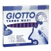 Markør-sett Giotto Turbo Maxi Fiolett (5 enheter)
