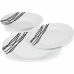 Фарфоровая посуда Белый Без втулки 18 Предметы
