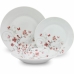 China Tableware White Butterflies 18 Pieces
