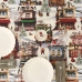 Ρητινωμένο τραπεζομάντηλο αντιλεκέδων Belum Christmas City 200 x 140 cm