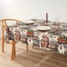 Dėmėms atspari derva dengta staltiesė Belum Christmas City 250 x 140 cm