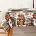 Stain-proof resined tablecloth Belum Christmas City 300 x 140 cm