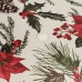 Ρητινωμένο τραπεζομάντηλο αντιλεκέδων Belum Christmas Flowers 250 x 140 cm
