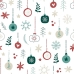 Pryskyřičný ubrus odolný vůči skvrnám Belum Merry Christmas 140 x 140 cm