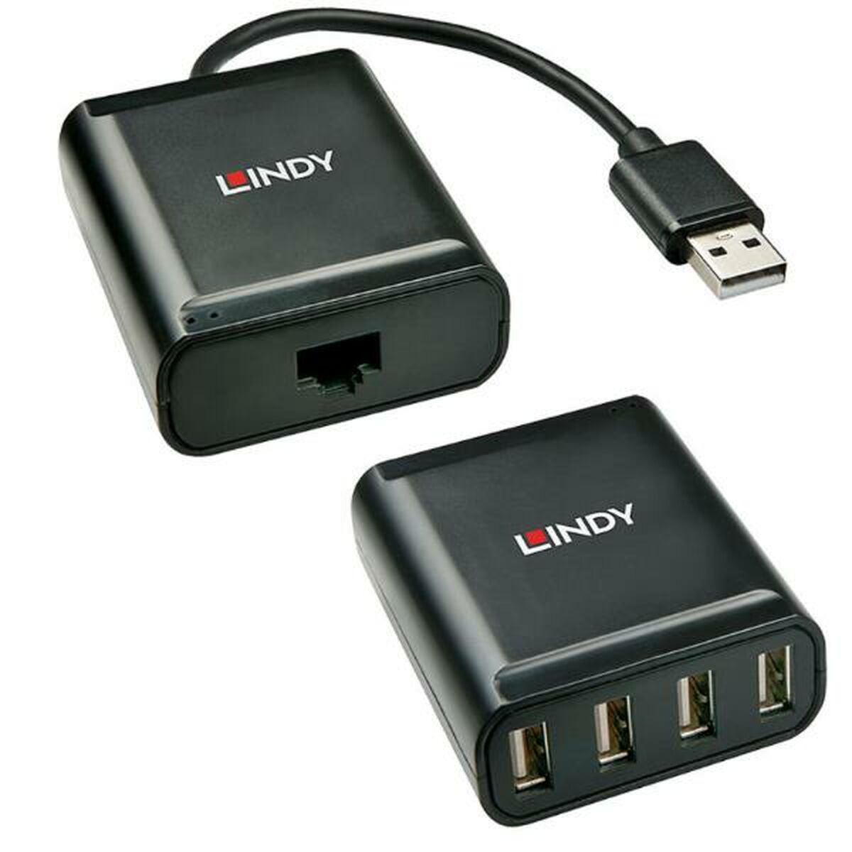 Hub USB LINDY Negro