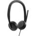 Fejhallgató Mikrofonnal Dell WH3024-DWW Fekete