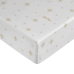 Fitted sheet Harry Potter White Golden 105 x 200 cm