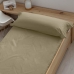 Fitted bottom sheet Decolores Liso Brown 180 x 200 cm