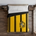 Κάλυψη παπλώματος Harry Potter Hufflepuff Κίτρινο Μαύρο 155 x 220 cm Kρεβάτι 90 εκ