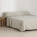 Prešívané obliečky bez výplne SG Hogar Prírodná 135 cm posteľ 210 x 270 cm
