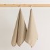 Kitchen Cloth Belum Taupe Linen 45 x 70 cm 2 Units