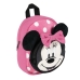Mokyklinis krepšys Minnie Mouse Rožinė 18 x 22 x 8 cm